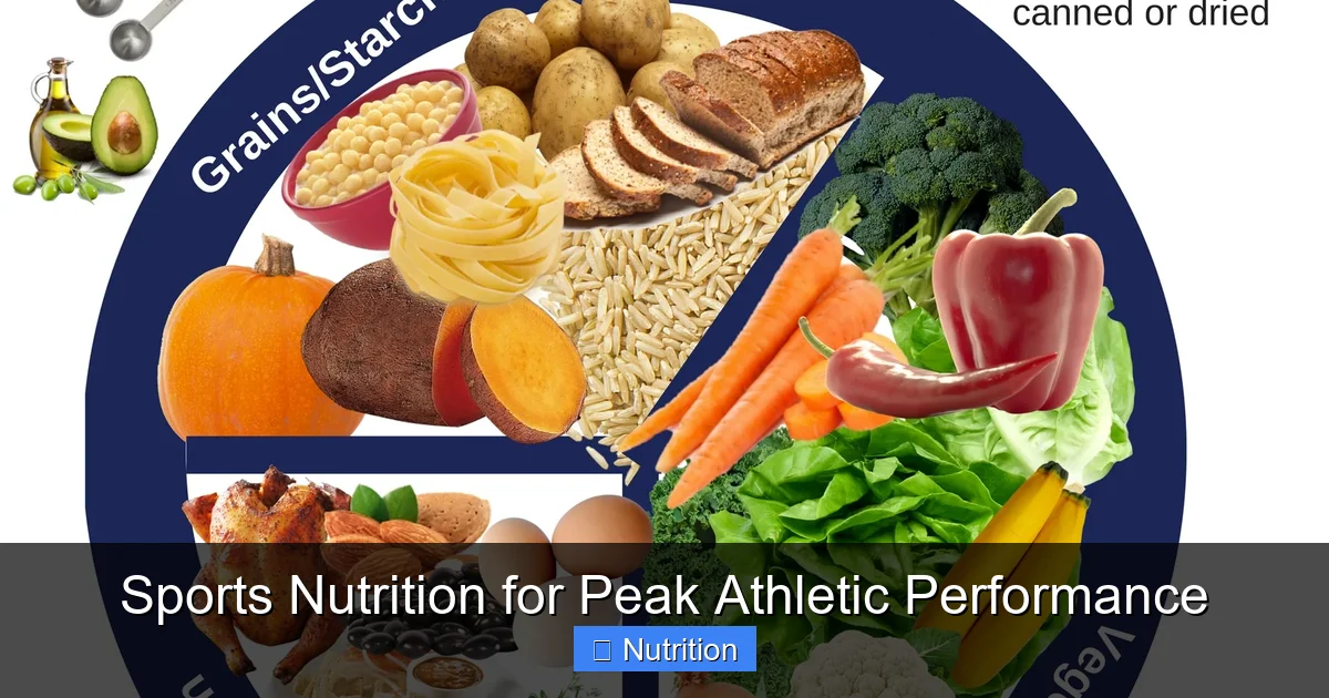 Featured image for Sports Nutrition for Peak Athletic Performance