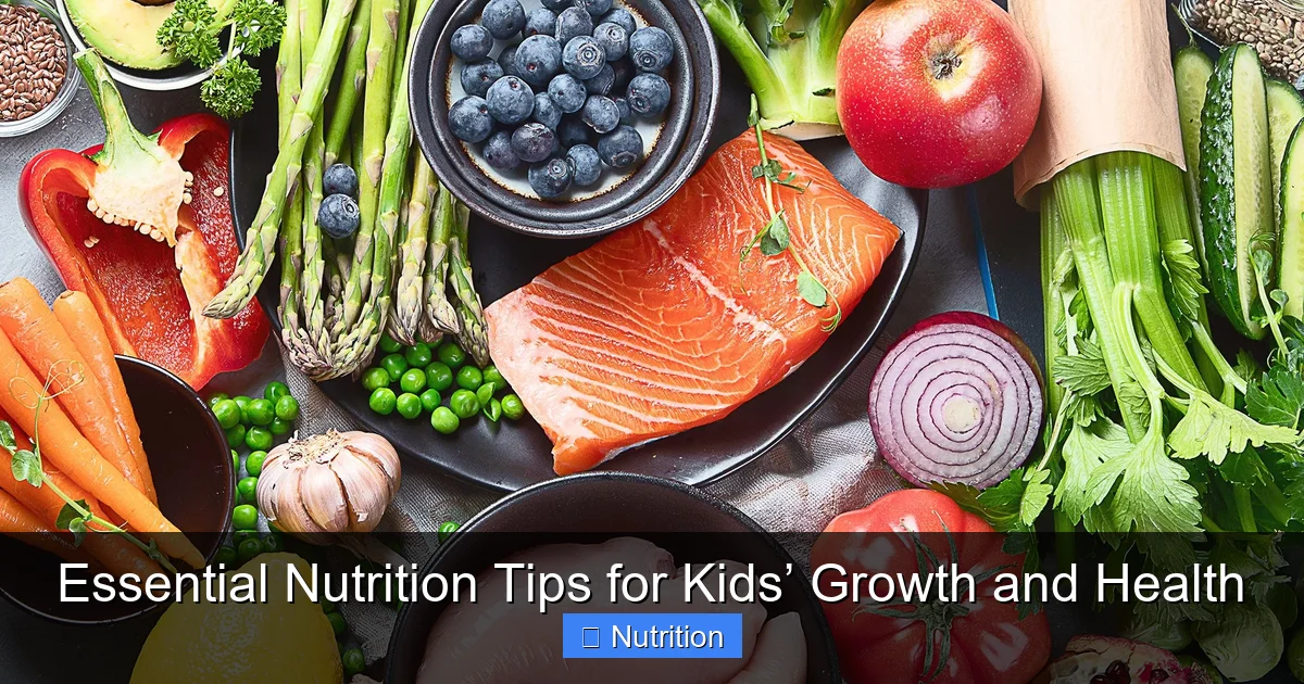 Featured image for Essential Nutrition Tips for Kids’ Growth and Health