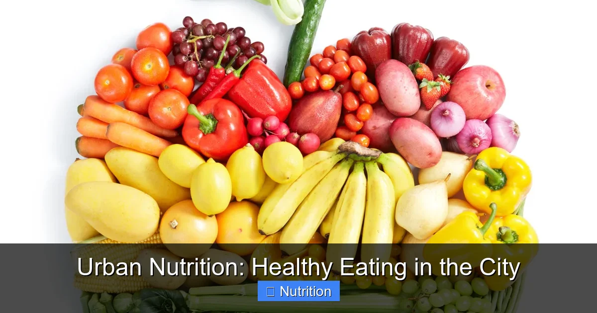 Featured image for Urban Nutrition: Healthy Eating in the City