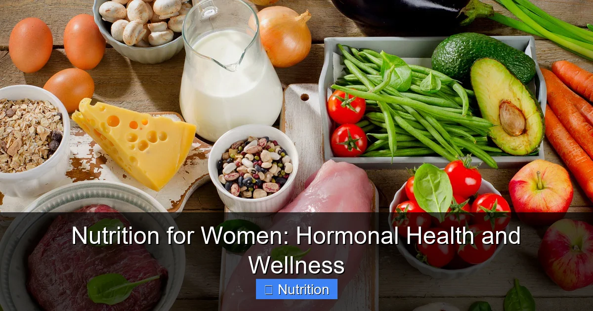Featured image for Nutrition for Women: Hormonal Health and Wellness
