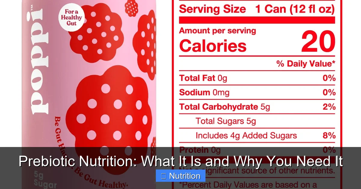 Featured image for Prebiotic Nutrition: What It Is and Why You Need It