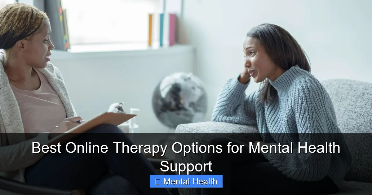Featured image for Best Online Therapy Options for Mental Health Support