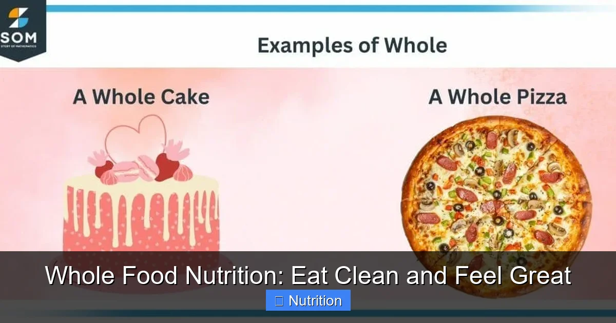 Featured image for Whole Food Nutrition: Eat Clean and Feel Great